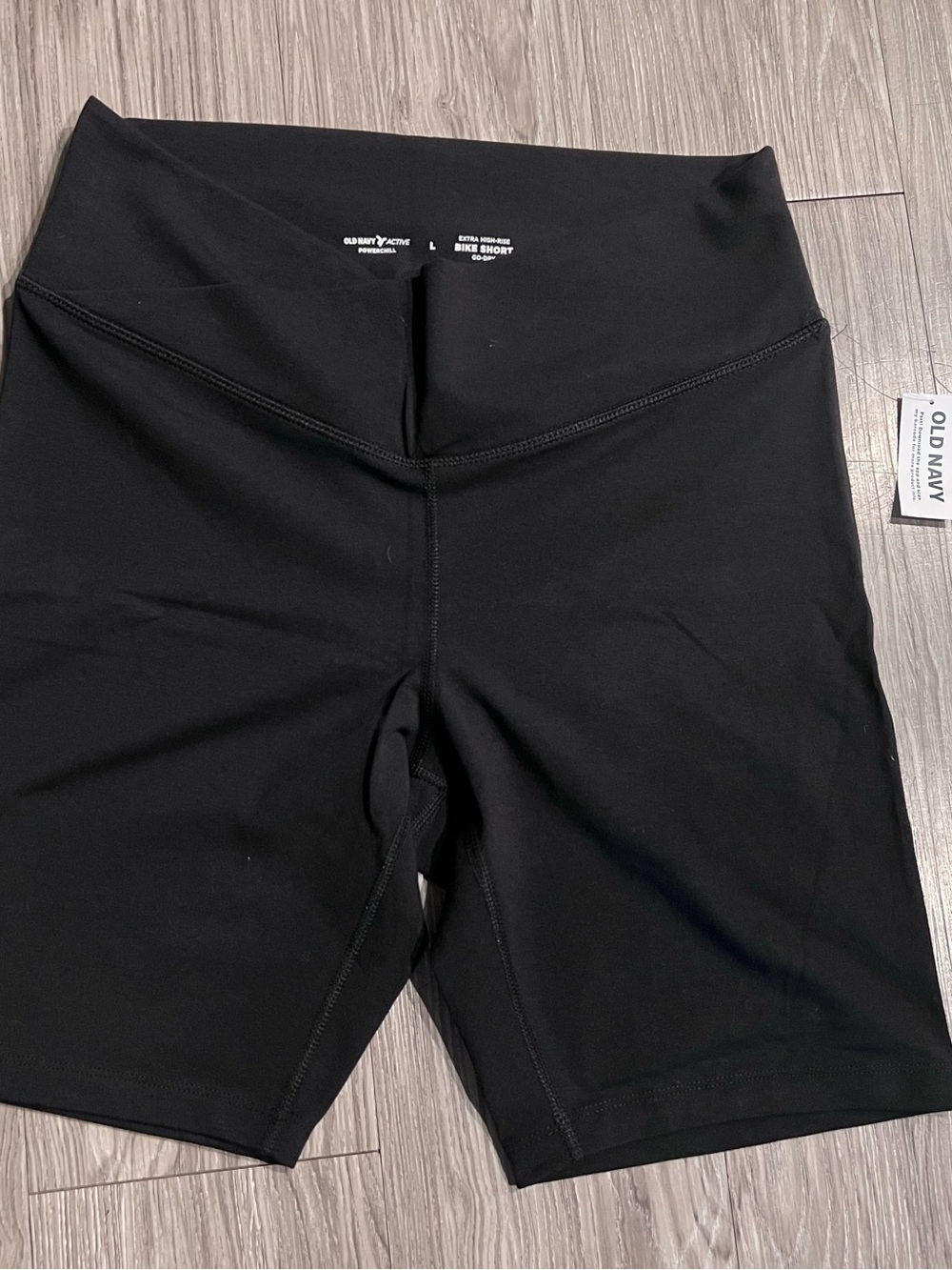 Old Navy Black High-Rise Bike Shorts